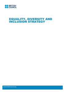 Equality, Diversity and Inclusion Strategy