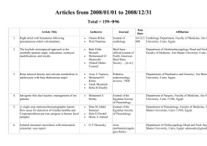 Articles from 2008/01/01 to 2008/12/31 Total = 159