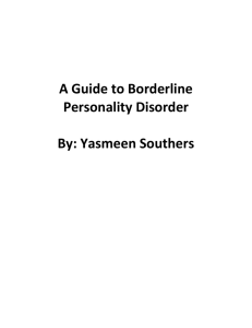 A Guide to Borderline Personality Disorder