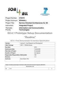 D2.4.1 Instructions expaining the prototype software