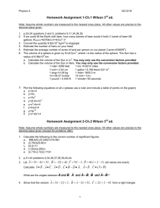Homework Assignment 2-Ch - Sierra College