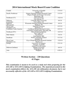 Written Questions - Laboratory Animal Boards Study Group