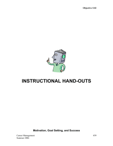 Objective 5.02 INSTRUCTIONAL HAND