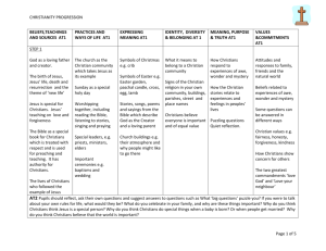 BELIEFS,TEACHINGS AND SOURCES AT1