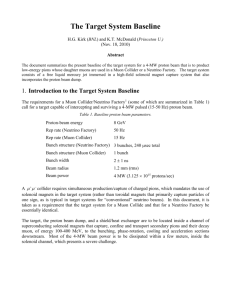 The Muon Colldier/Neutrino Factory Target System