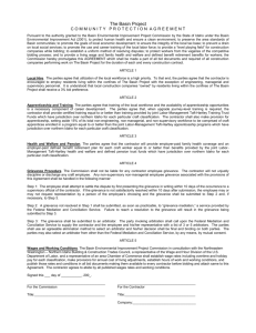 Community Protection Agreement