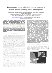 Study of MEMS by modulated thermoreflectance imaging