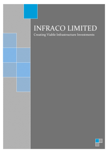 INFRACO LIMITED - InfraCo Africa