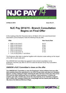 24 March 2014 Issue No 21 NJC Pay 2014/15