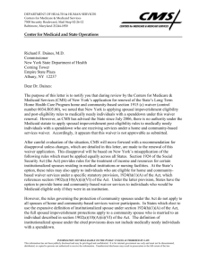 CMS NY 2008 Notification Letter