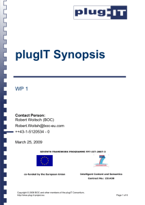 plugIT Fact sheet