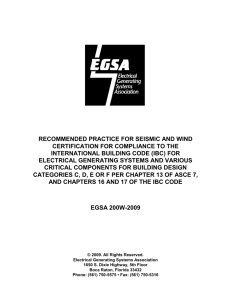 EGSA 200W-2009 - Electrical Generating Systems Association