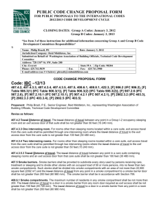 code change proposal form - Washington Association of Building