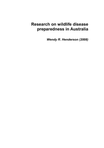 Research on Wildlife Disease Preparedness in Australia