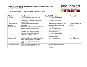 Overview Table - WBC