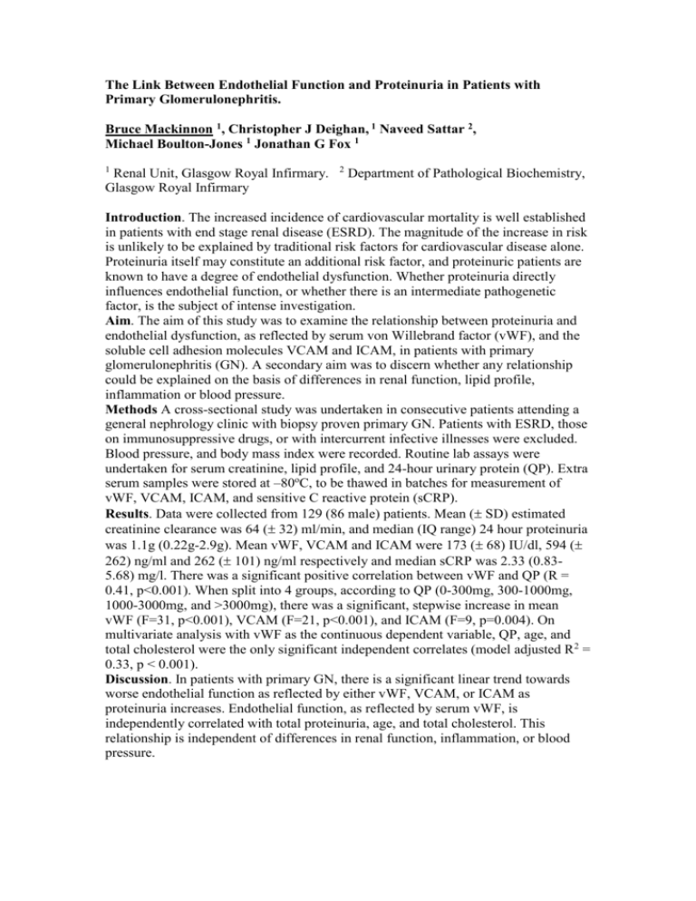 Spring 2003 - The Scottish Renal Registry