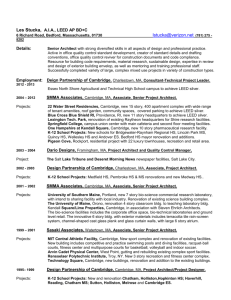Resume.January2013 - Boston Society of Architects