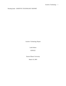 Assistive Technology Review