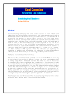 White Paper on Cloud Computing