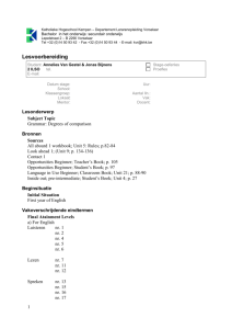 Lesvoorbereiding ILSO - Docweb