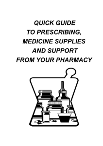 Pharmacy guide - University Hospital Southampton NHS Foundation