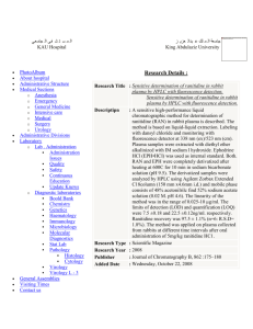 الأبحاث - KAU Hospital - Journal of Chromatography B, 862 :175