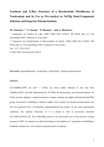 4.3. Ethylene polymerisation