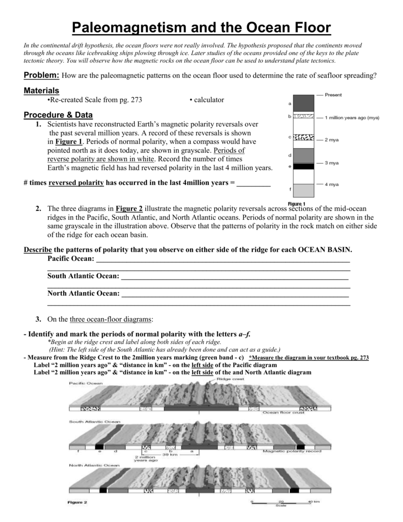 The Ocean Floor Worksheet Answer Key Review Home Decor