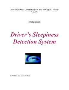 Driver`s Sleepiness Detection System