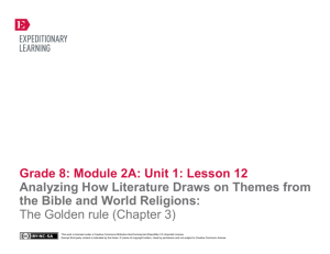 Grade 8: Module 2A: Unit 1: Lesson 12 Grade 8: Module 2A: Unit 1