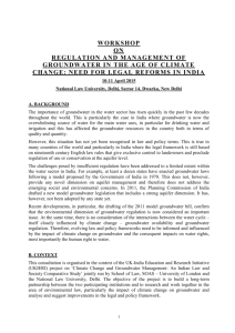 Brochure_NLUD workshop on climate change and groundwater