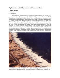 NSF Proposal- Rip Currents - Naval Postgraduate School