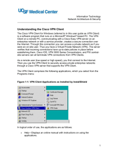 Understanding the Cisco VPN Client