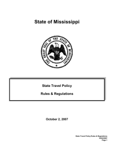 State of Mississippi - Mississippi Department of Finance and