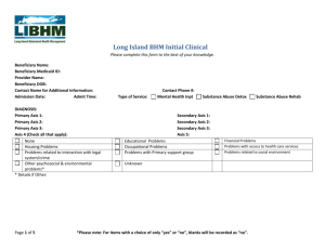 LIBHM Initial Clinical Form