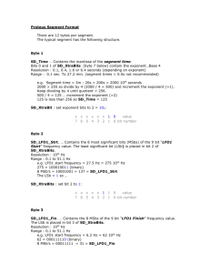 Proteus Segment Format