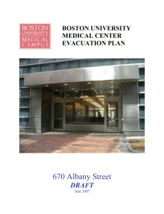 670 Albany St. Evacuation Plan without photos