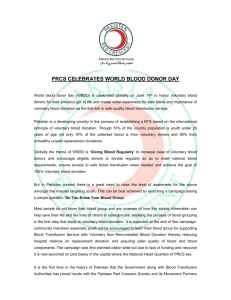 World blood donor day is celebrated globally on June 14th to honor