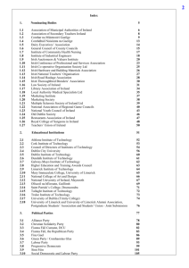 Submissions Index and Appendix