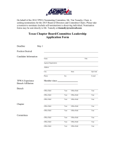 leadership nomination form