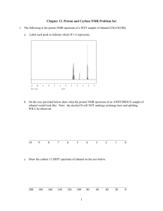 13. Proton & Carbon NMR Problem Set