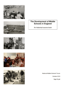 Middle School Book - The National Middle Schools` Forum
