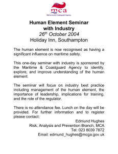 Human Element Seminar