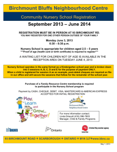 BRIDGES 2 COMMUNITY - Birchmount Bluffs Neighbourhood Centre