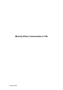 Minority Ethnic Communities in Fife