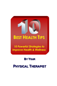 10 Health Tips