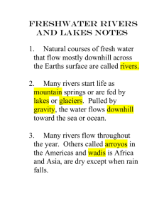 Freshwater Rivers and Lakes Notes
