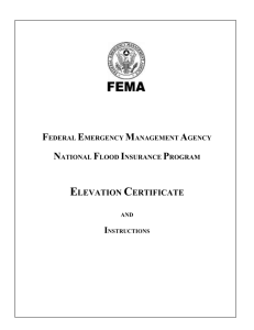 FEMA Elevation Certificate Instructions