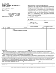 Bladder Ultrasound Bid