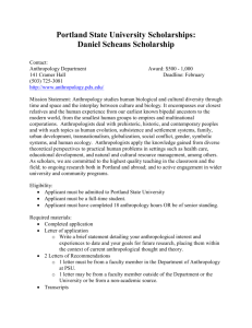 Portland State University Scholarships: Daniel Scheans Scholarship